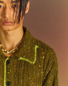Andersson Bell NEP WOOL CARDIGAN atb1010m(KHAKI)