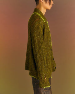 Andersson Bell NEP WOOL CARDIGAN atb1010m(KHAKI)