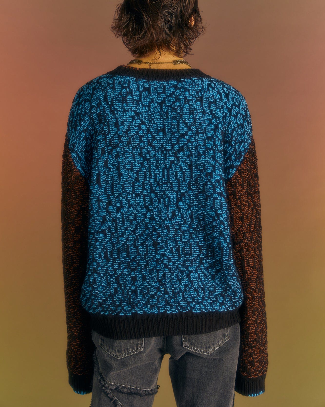Andersson Bell NET CREW-NECK SWEATER atb1036m(MULTI)