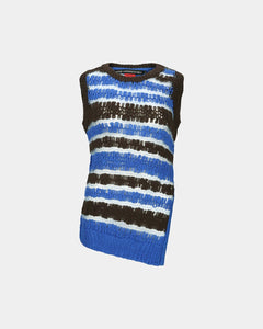 Andersson Bell NET STRIPE SLEEVELESS KNIT TOP atb1319w(BLUE)