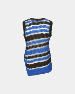 Andersson Bell NET STRIPE SLEEVELESS KNIT TOP atb1319w(BLUE)