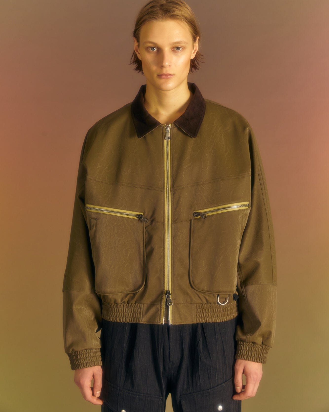 Andersson Bell NEW ORTEGA23 BOMBER JACKET awa569m(KHAKI)