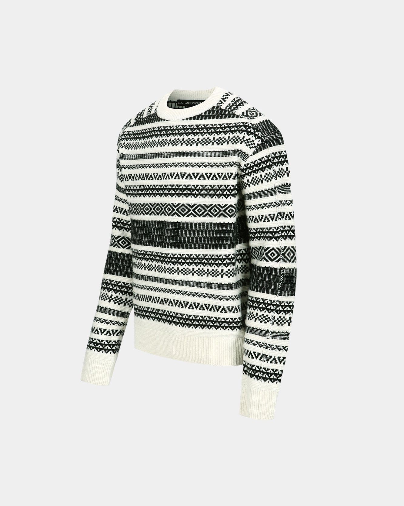 Andersson Bell NORDIC CREW-NECK SWEATER atb1162m(ECRU)