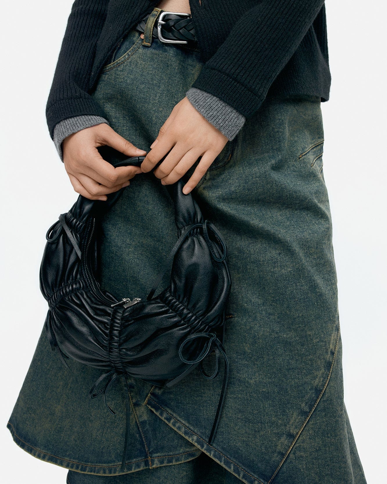 Andersson Bell ONE SMALL DUMPLING LEATHER BAG aaa400w(BLACK)