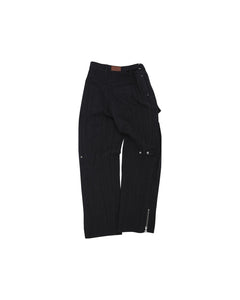 Andersson Bell PAULEN DENIM CARGO PANTS apa672m(BLACK)