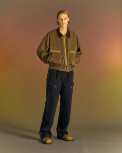 Andersson Bell PAULEN DENIM CARGO PANTS apa672m(BLACK)