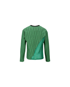 Andersson Bell RAON TOP STITCH CREW-NECK SWEATER atb1020m(GREEN)