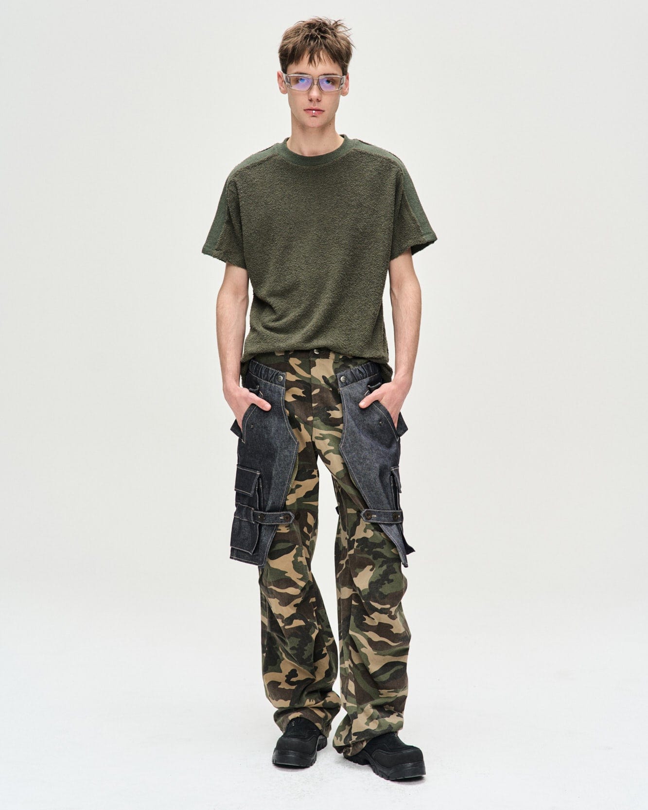 RAPTOR MILITARY STYLE WOMENS CARGO PANTS IN GREEN