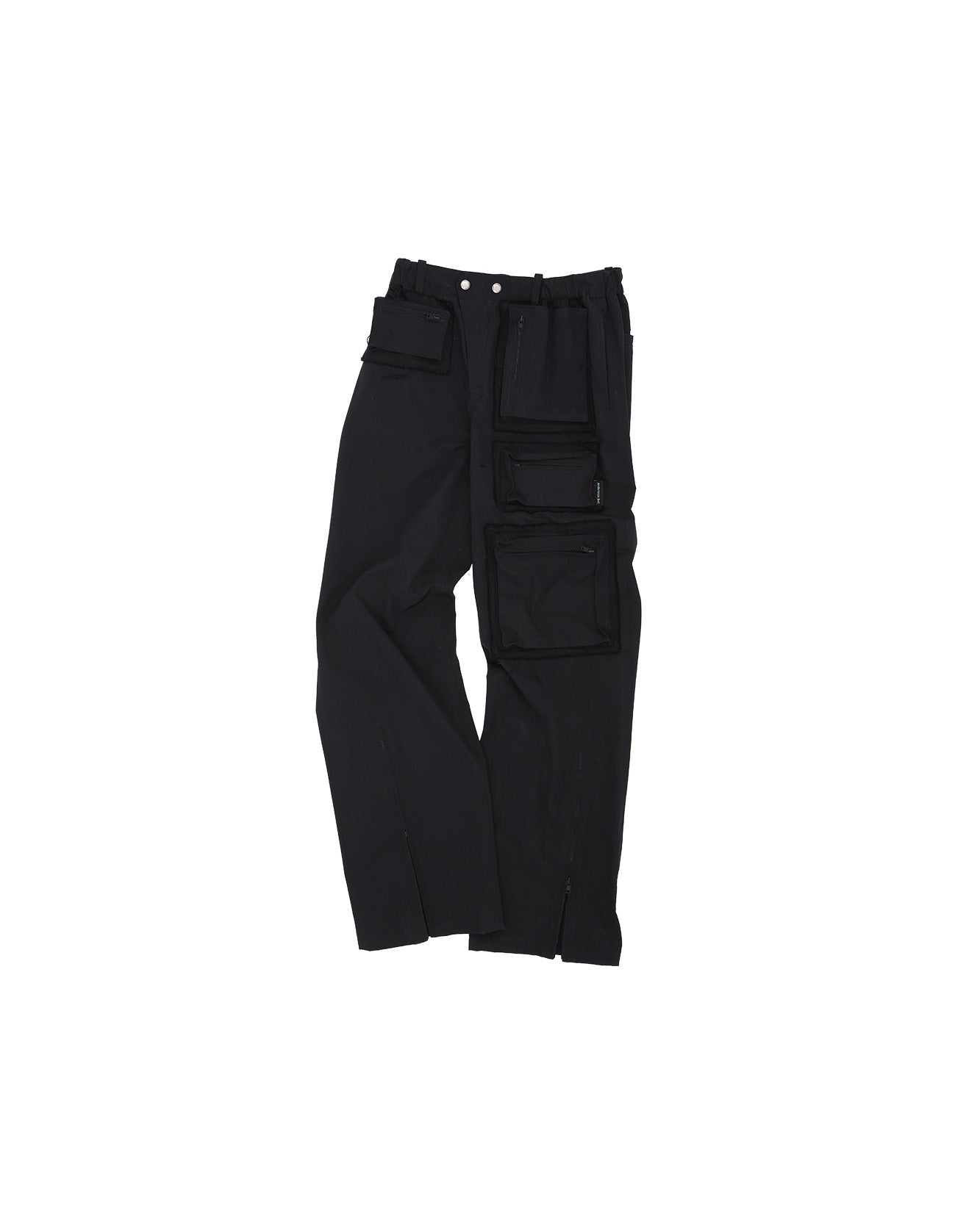 Andersson Bell RAW EDGE MULTI-POCKET PANTS apa681m(BLACK)
