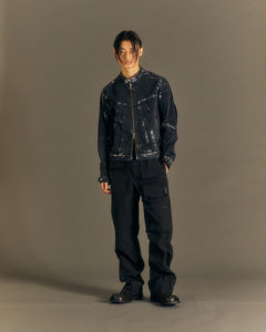 Andersson Bell RAW EDGE MULTI-POCKET PANTS apa681m(BLACK)