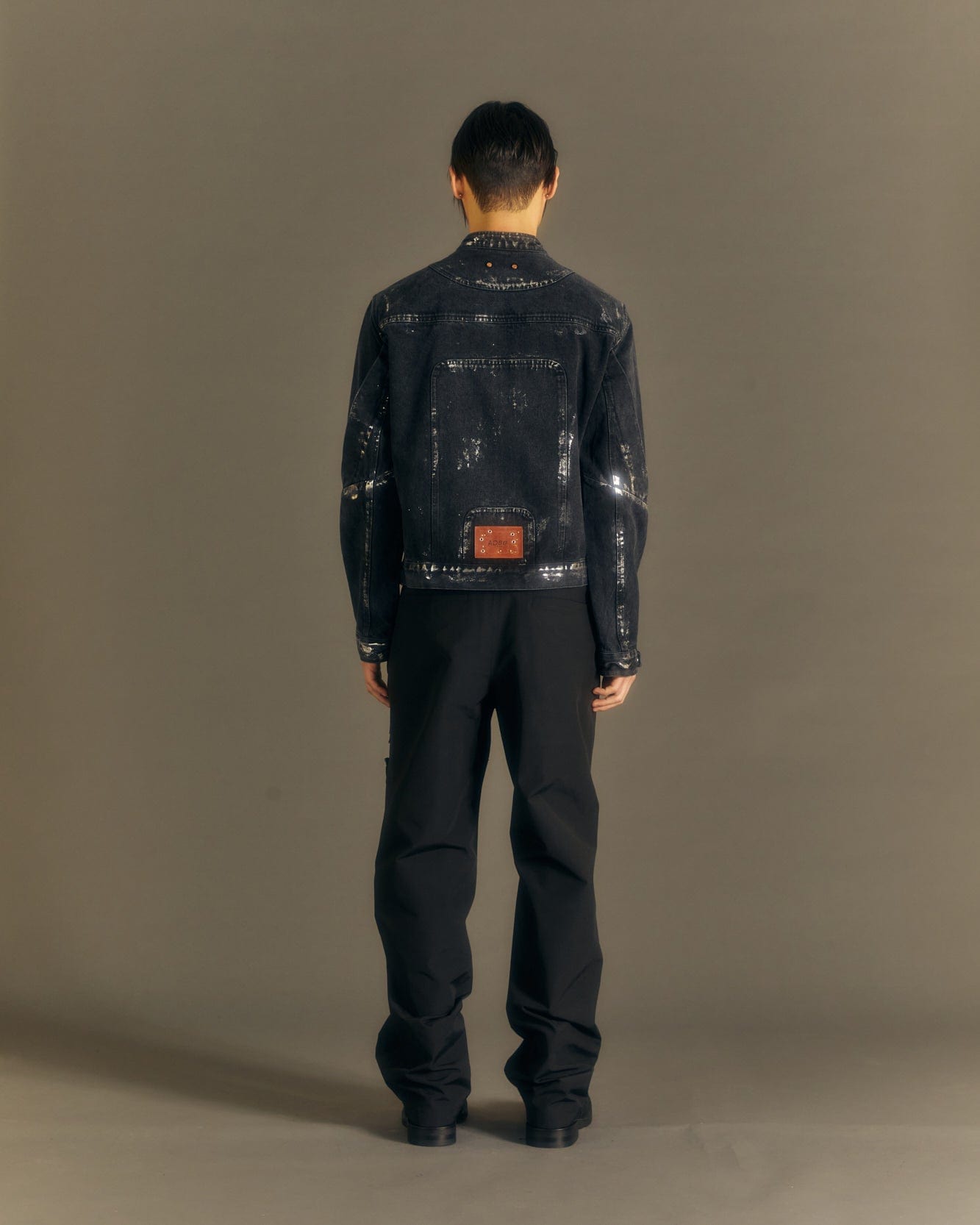 Andersson Bell RAW EDGE MULTI-POCKET PANTS apa681m(BLACK)