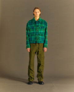 Andersson Bell RAW EDGE MULTI-POCKET PANTS apa681m(KHAKI)