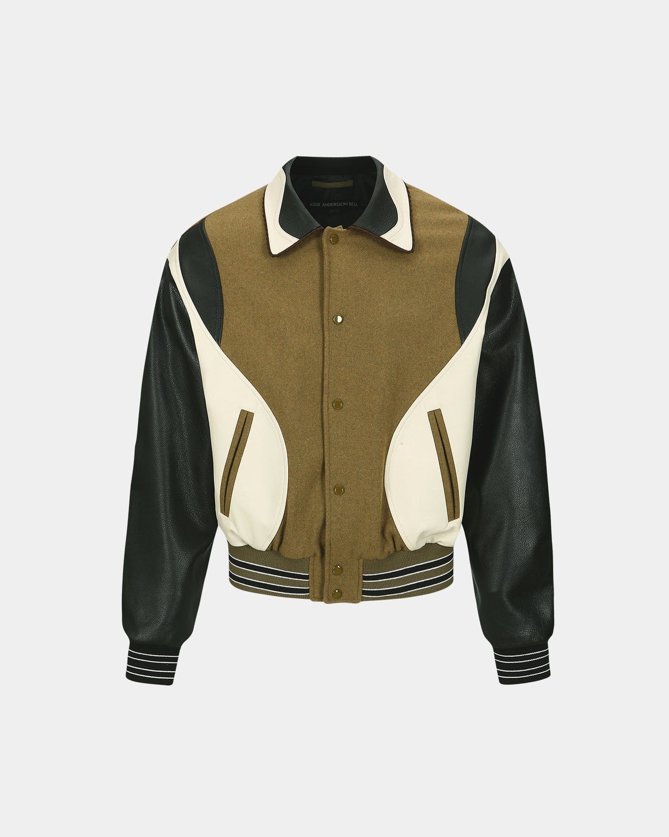 ROBYN VARSITY JACKET awa584m(OLIVE)