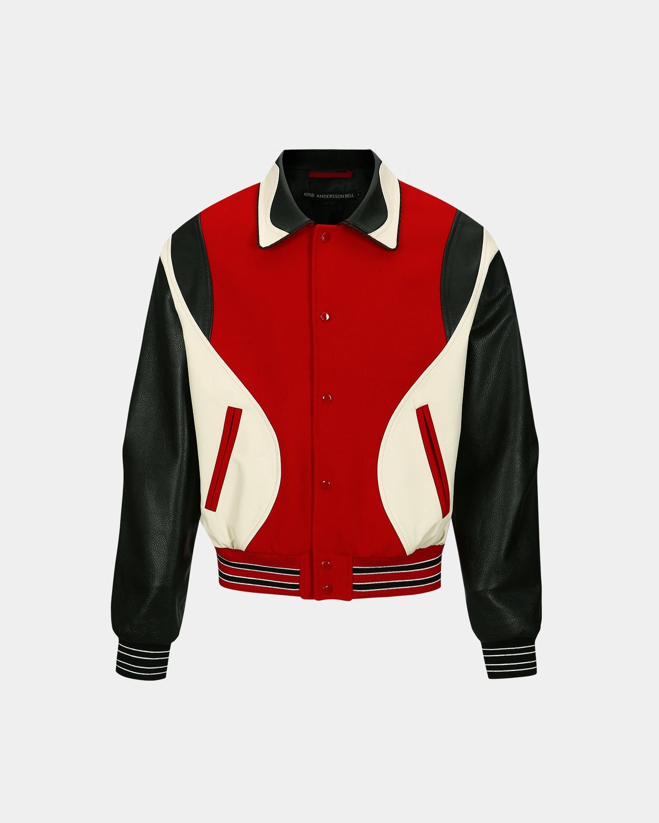 Andersson Bell ROBYN VARSITY JACKET awa584m(RED)