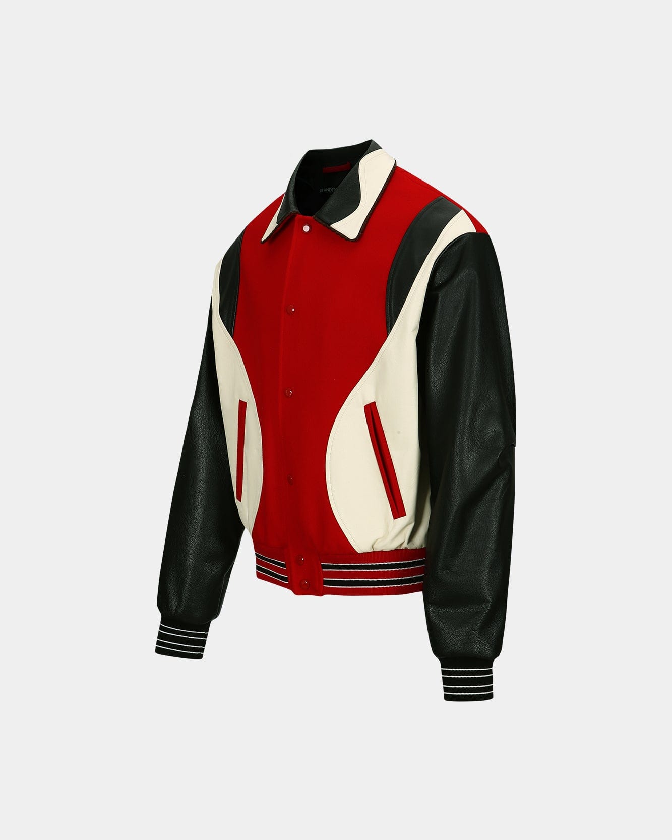 Andersson Bell ROBYN VARSITY JACKET awa584m(RED)