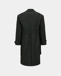 Andersson Bell ROVY DOUBLE BREASTED HERRINGBONE COAT awa640m(CHARCOAL)