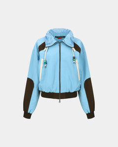 Andersson Bell SADIE COLOR BLOCK BOMBER JACKET awa685w(SKY BLUE)