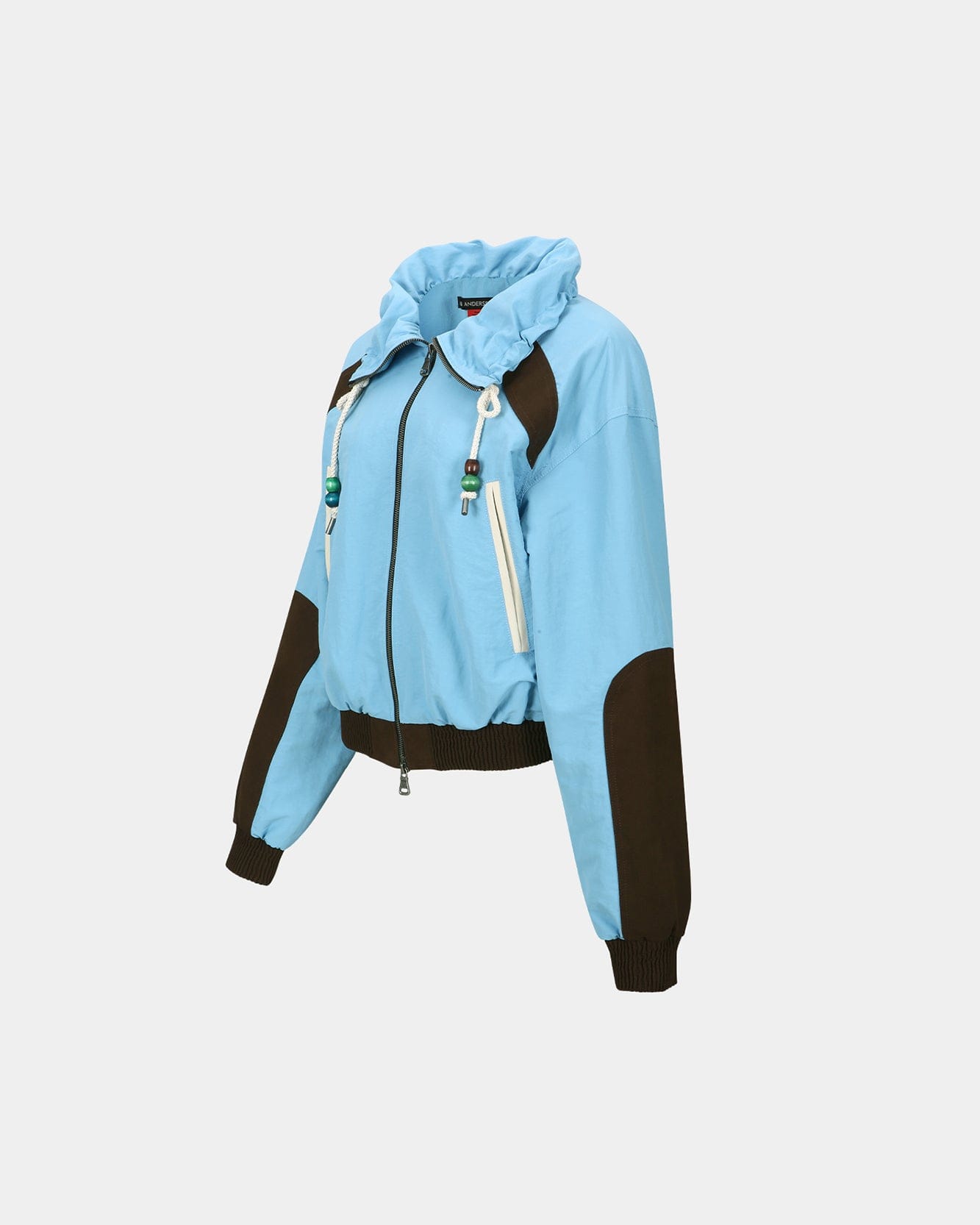 Andersson Bell SADIE COLOR BLOCK BOMBER JACKET awa685w(SKY BLUE)