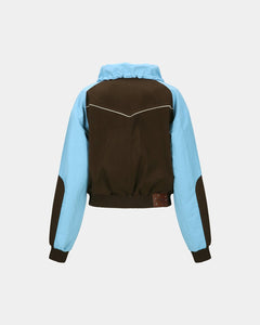 Andersson Bell SADIE COLOR BLOCK BOMBER JACKET awa685w(SKY BLUE)