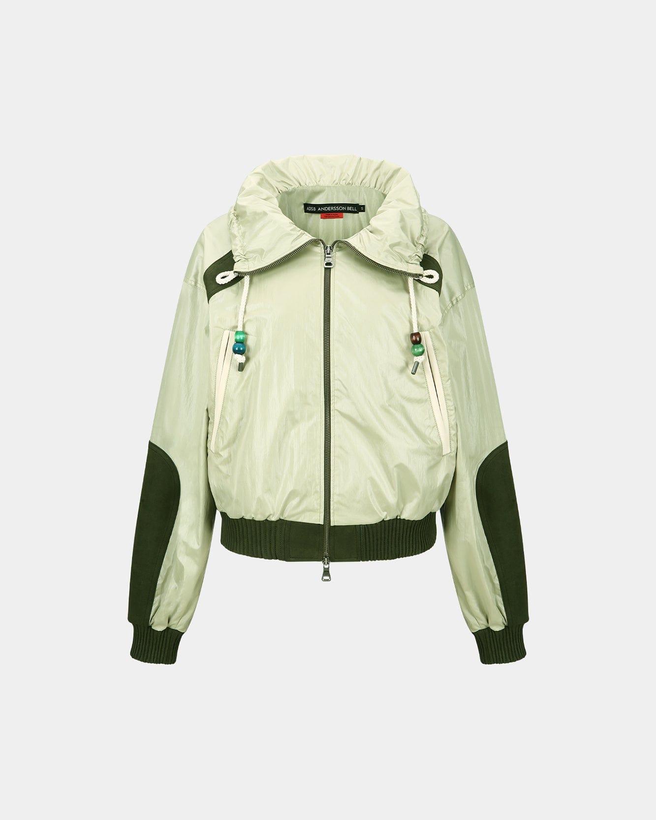 Andersson Bell SADIE COLOR BLOCK BOMBER JACKET awa686w(GREEN)