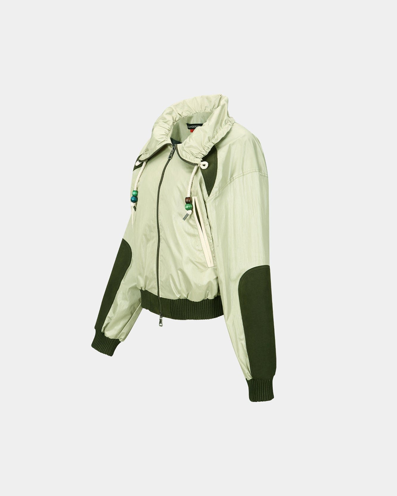 Andersson Bell SADIE COLOR BLOCK BOMBER JACKET awa686w(GREEN)