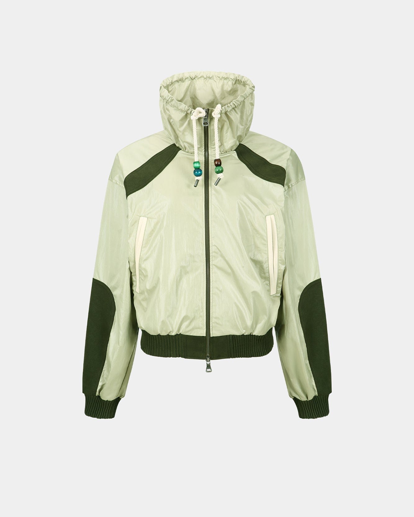 Andersson Bell SADIE COLOR BLOCK BOMBER JACKET awa686w(GREEN)