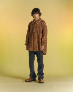 Andersson Bell SANDY BUDDY EMBROIDERY SHIRT atb1009m(CAMEL)