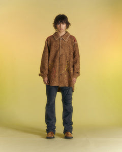 Andersson Bell SANDY BUDDY EMBROIDERY SHIRT atb1009m(CAMEL)