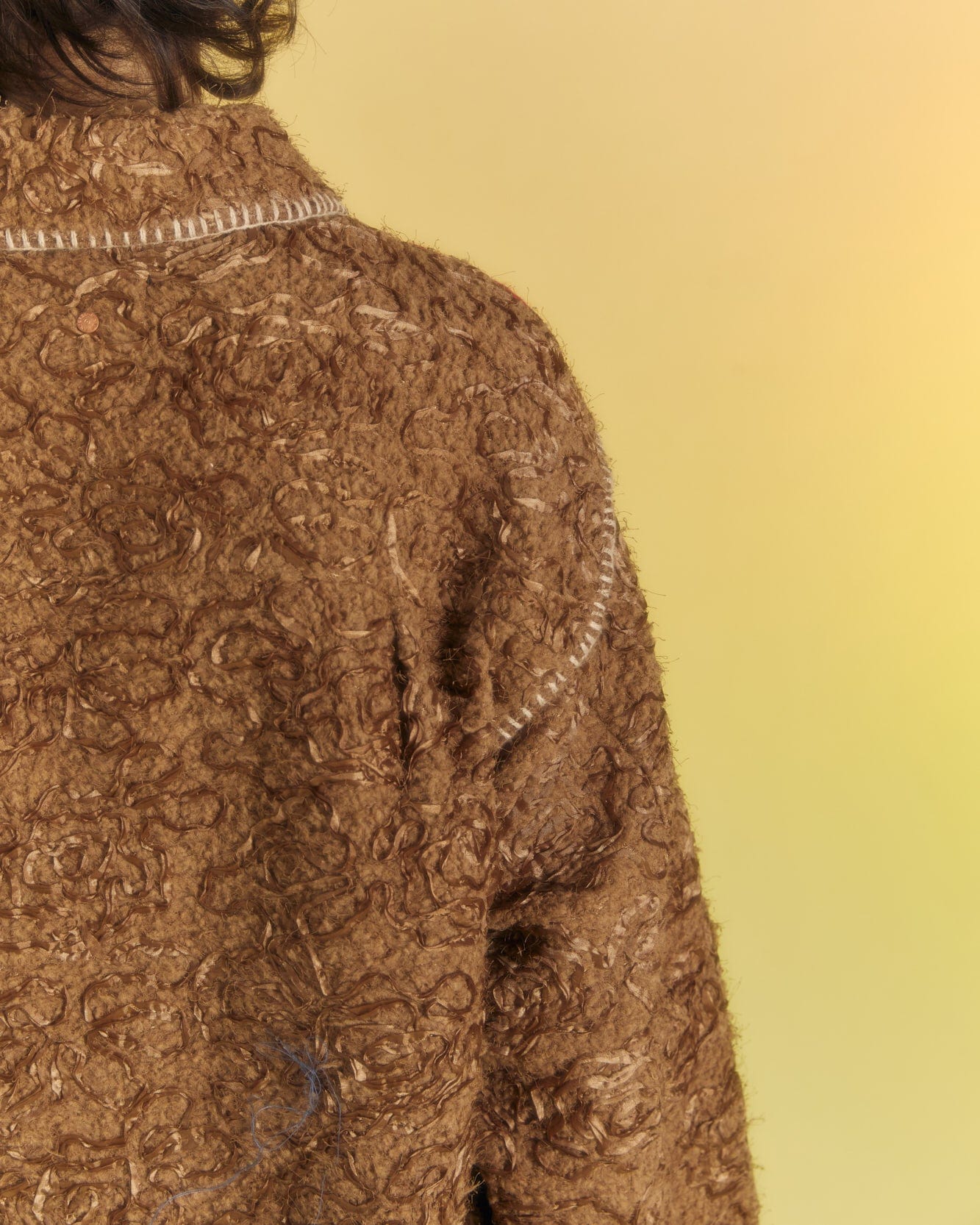 Andersson Bell SANDY BUDDY EMBROIDERY SHIRT atb1009m(CAMEL)