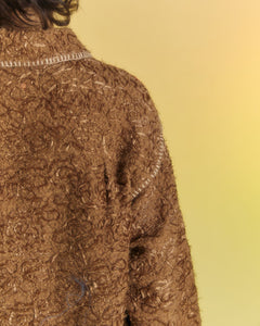 Andersson Bell SANDY BUDDY EMBROIDERY SHIRT atb1009m(CAMEL)