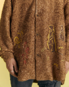 Andersson Bell SANDY BUDDY EMBROIDERY SHIRT atb1009m(CAMEL)