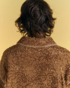 Andersson Bell SANDY BUDDY EMBROIDERY SHIRT atb1009m(CAMEL)