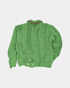 Andersson Bell SAUVAGE COTTON CARDIGAN atb1063m(GREEN)