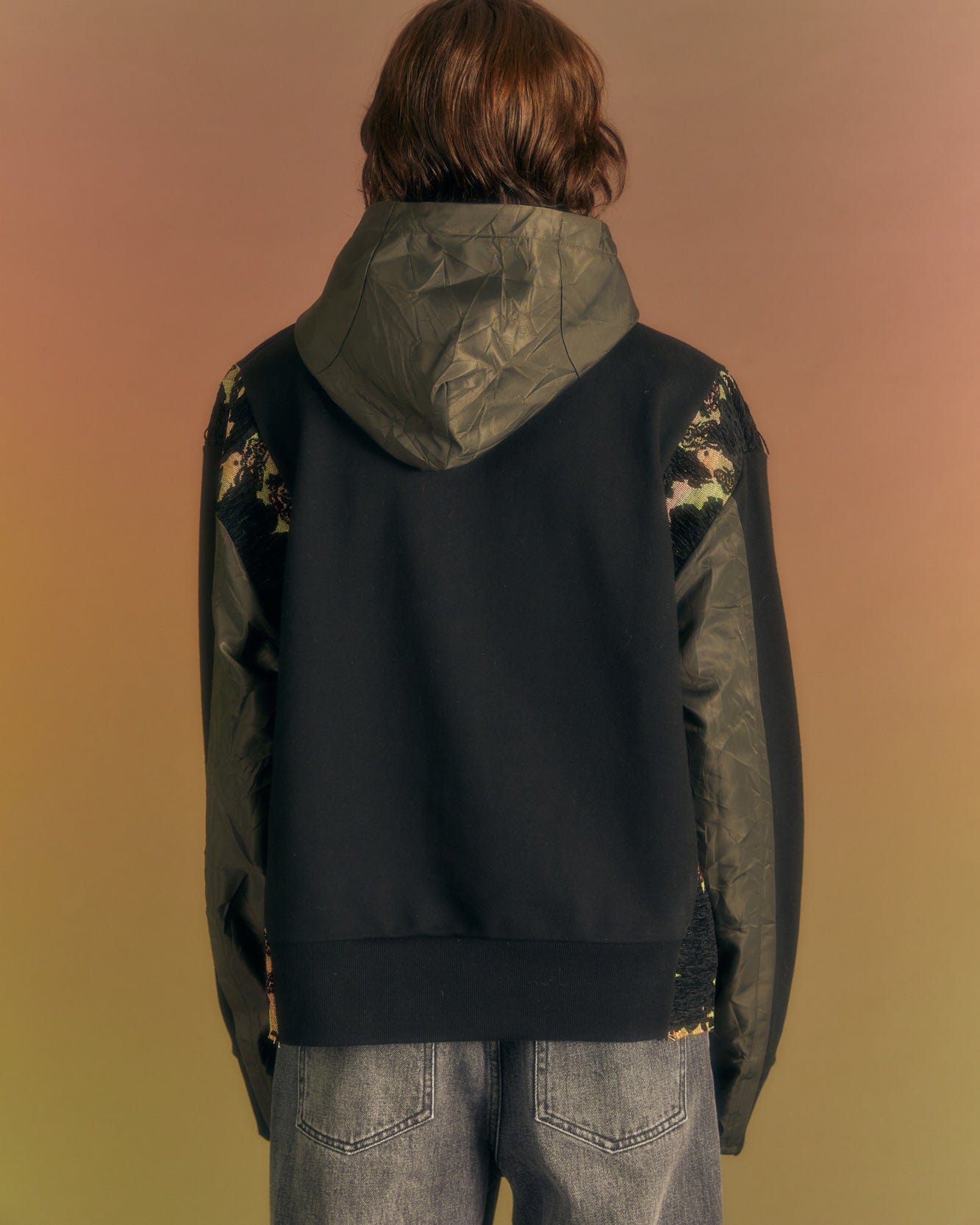 Andersson Bell SEOUL23 CONTRAST HOODIE atb1011m(BLACK)