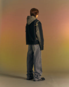 Andersson Bell SEOUL23 CONTRAST HOODIE atb1011m(BLACK)