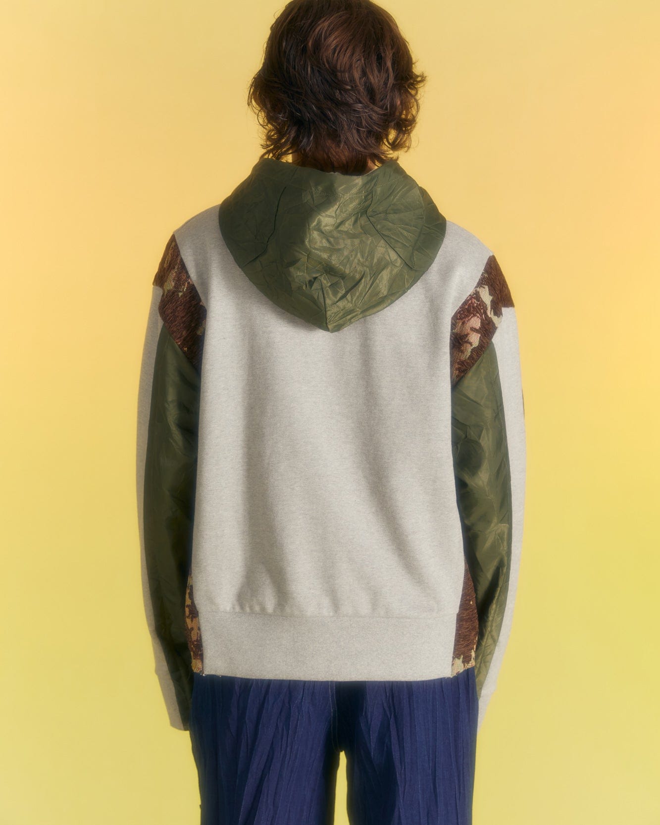 Andersson Bell SEOUL23 CONTRAST HOODIE atb1011m(GREY)