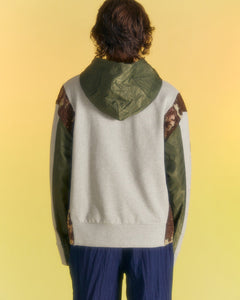 Andersson Bell SEOUL23 CONTRAST HOODIE atb1011m(GREY)