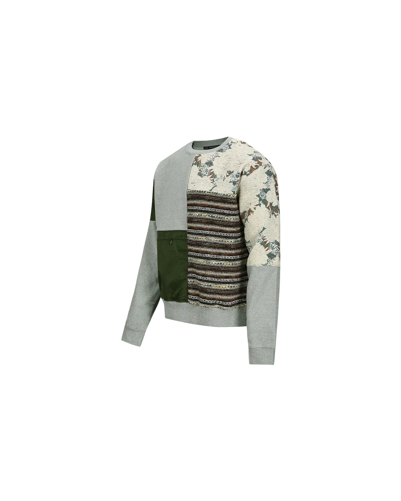 Andersson Bell SEOUL23 CONTRAST SWEATSHIRTS atb1012m(GREY)