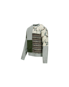 Andersson Bell SEOUL23 CONTRAST SWEATSHIRTS atb1012m(GREY)