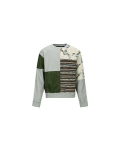 Andersson Bell SEOUL23 CONTRAST SWEATSHIRTS atb1012m(GREY)