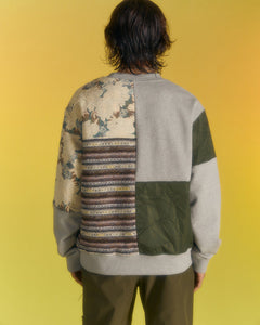 Andersson Bell SEOUL23 CONTRAST SWEATSHIRTS atb1012m(GREY)