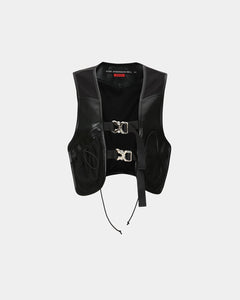 Andersson Bell SINA FAUX-LEATHER VEST awa598w(BLACK)_MEN