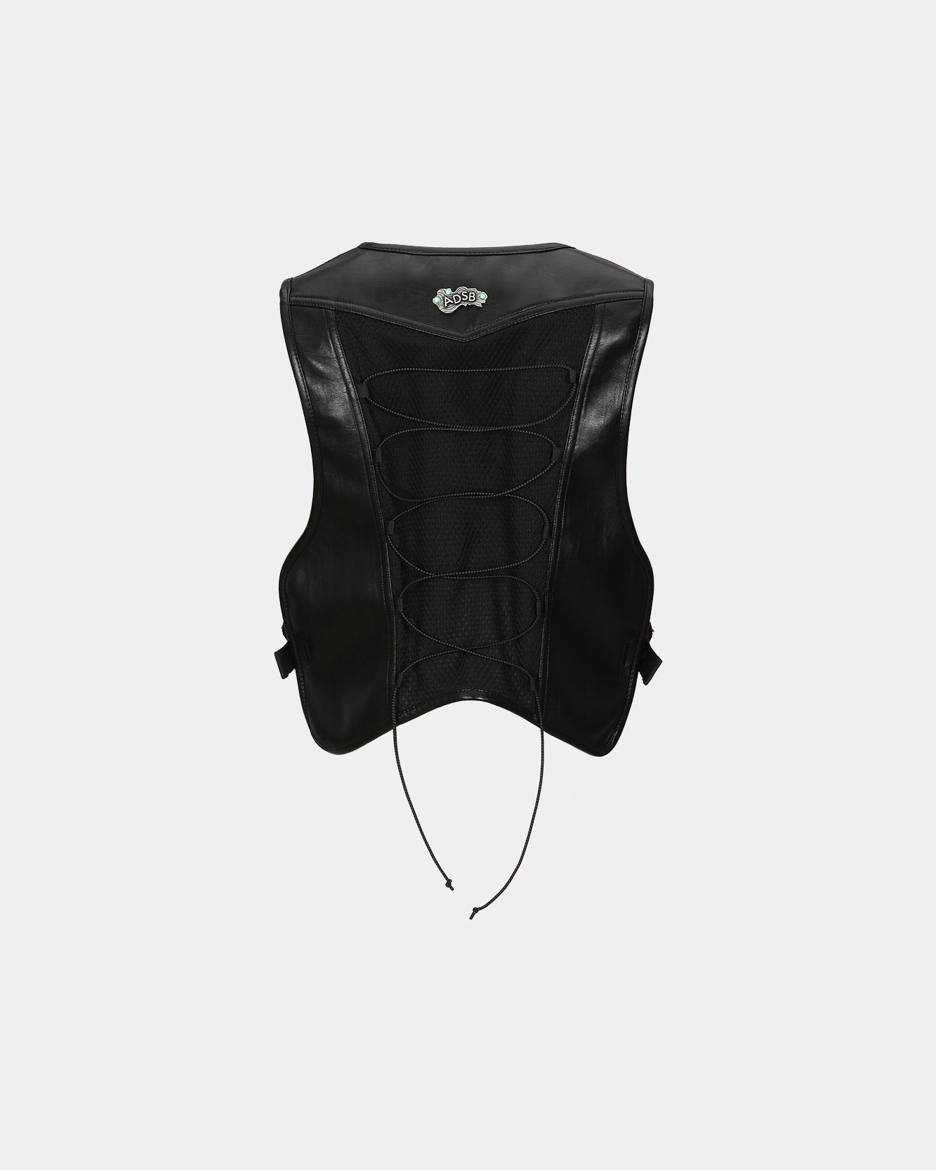 Andersson Bell SINA FAUX-LEATHER VEST awa598w(BLACK)