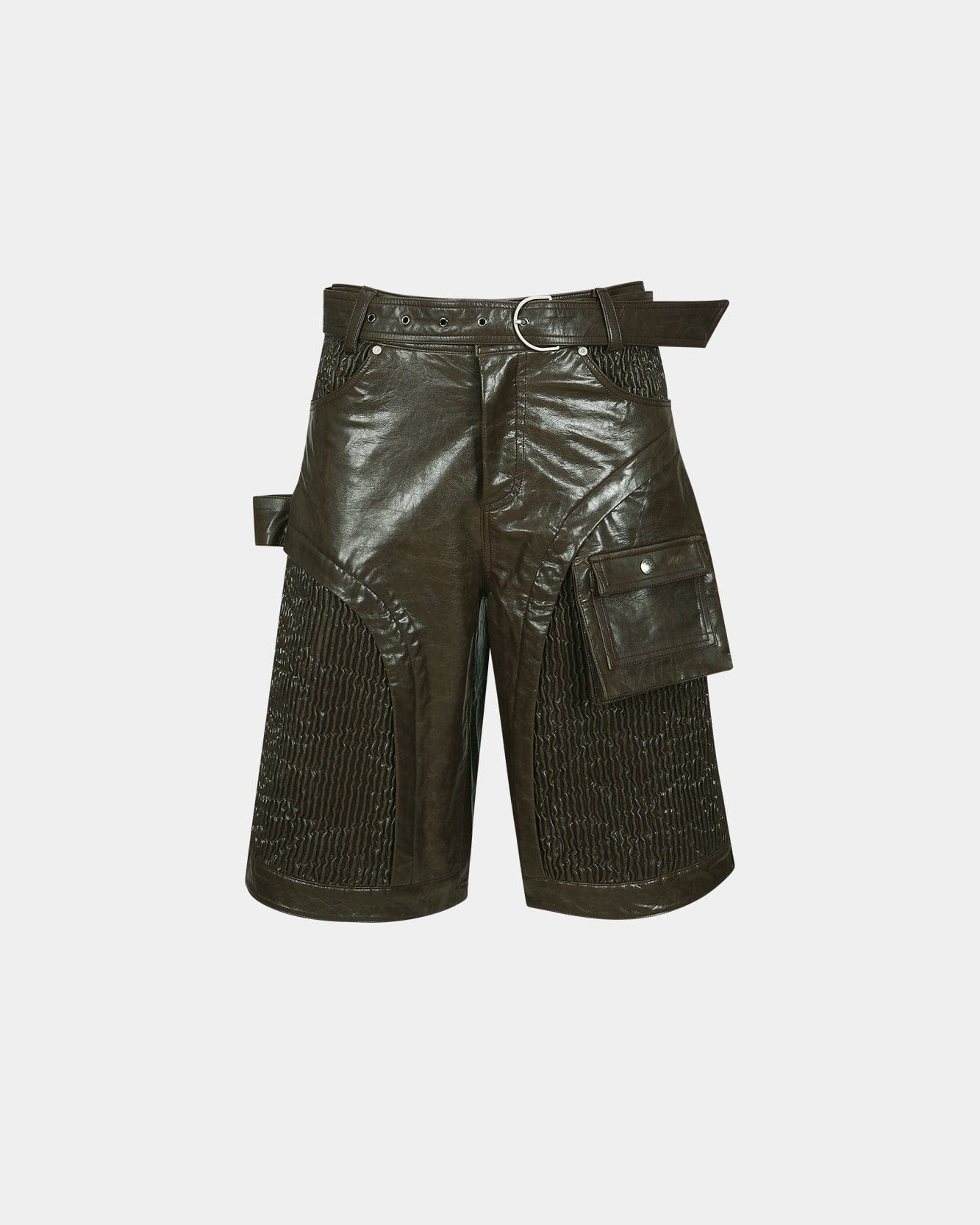 SUNBIRD PANEL LEATHER SHORT PANTS apa701m(CHOCOLATE) – Andersson Bell