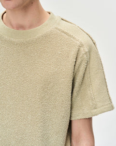 Andersson Bell TERRY SUMMER CREW-NECK SWEATER atb1078m(BEIGE)