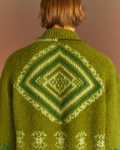 Andersson Bell TETLIN HALF ZIP-UP SWEATER atb1037m(KHAKI)