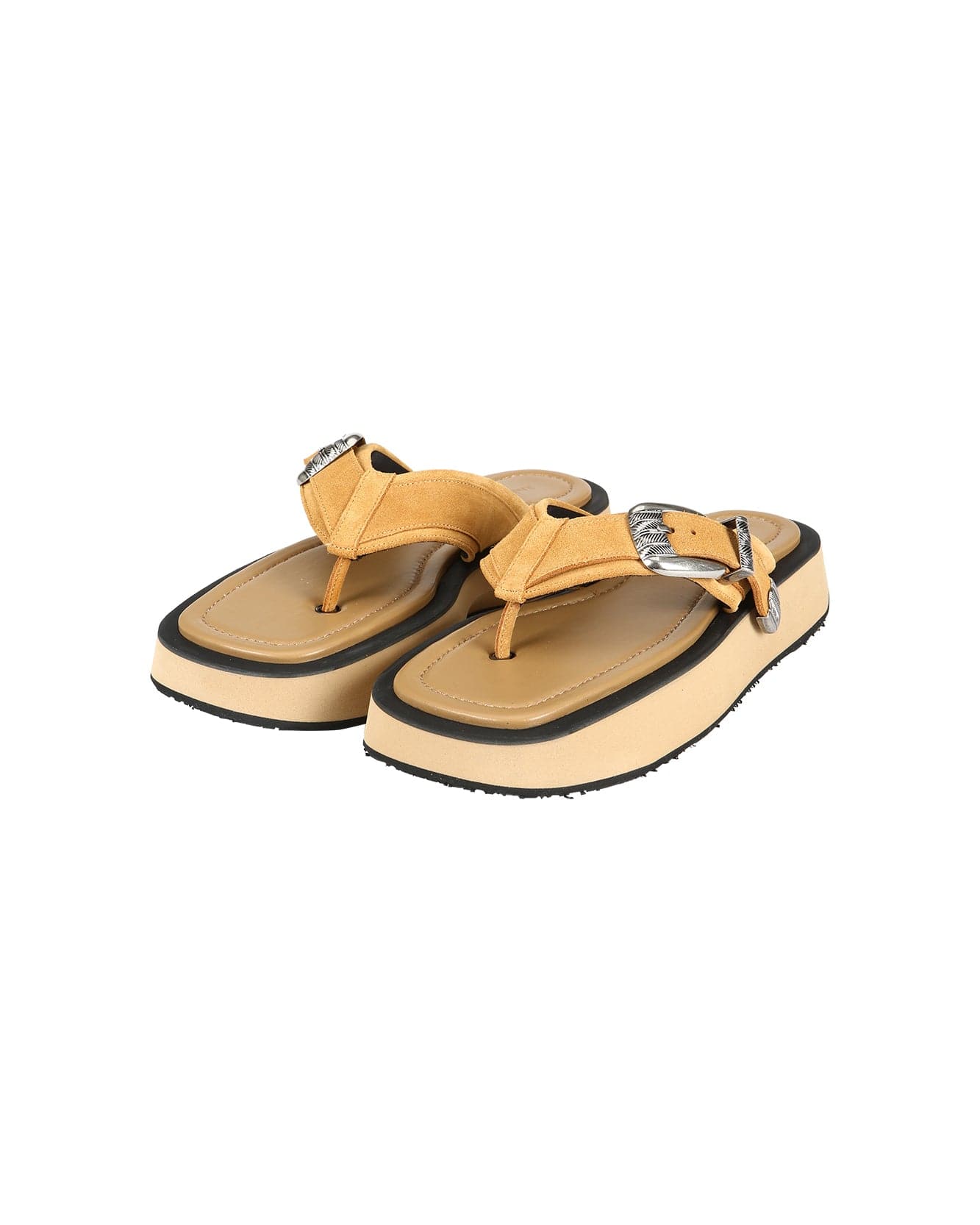 Andersson Bell レザーサンダル TYLUS WESTERN FLIP-FLOPS aaa329m(BEIGE) – Andersson Bell