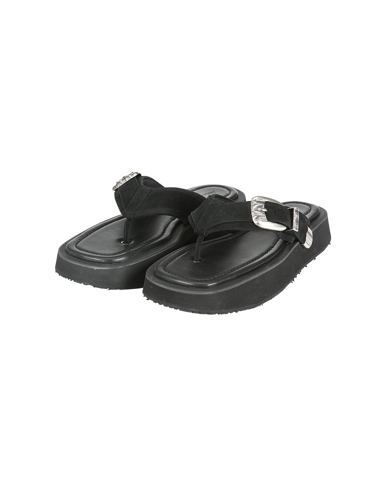 Andersson Bell レザーサンダル TYLUS WESTERN FLIP-FLOPS aaa329m(BLACK) – Andersson Bell