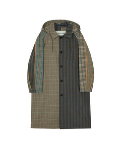 UNISEX CHECKED RAGLAN COAT awa413u(MULTI COLOR) – Andersson Bell