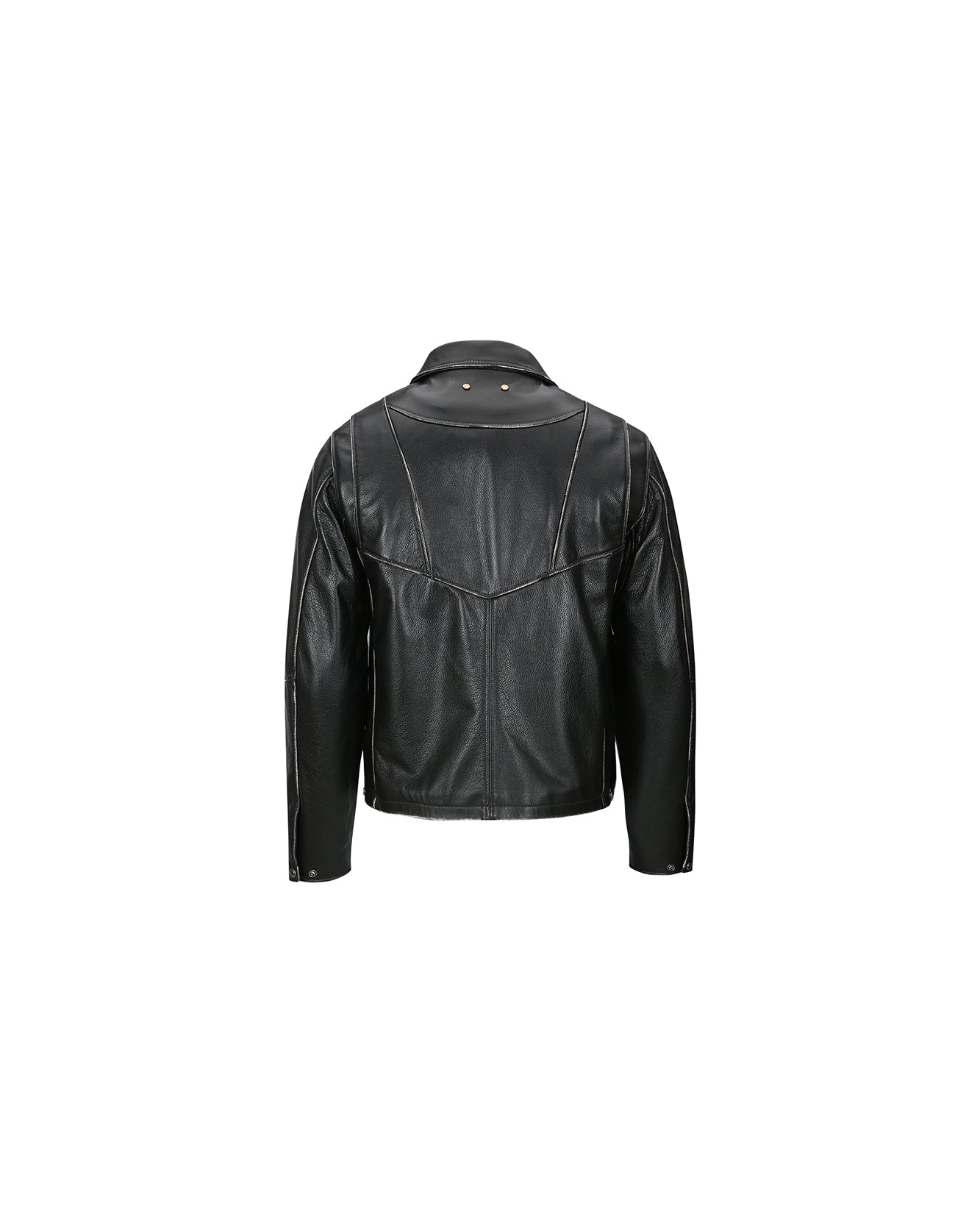 Andersson Bell UNISEX DRESZEN LEATHER ZIP-UP JACKET awa571u(BLACK)